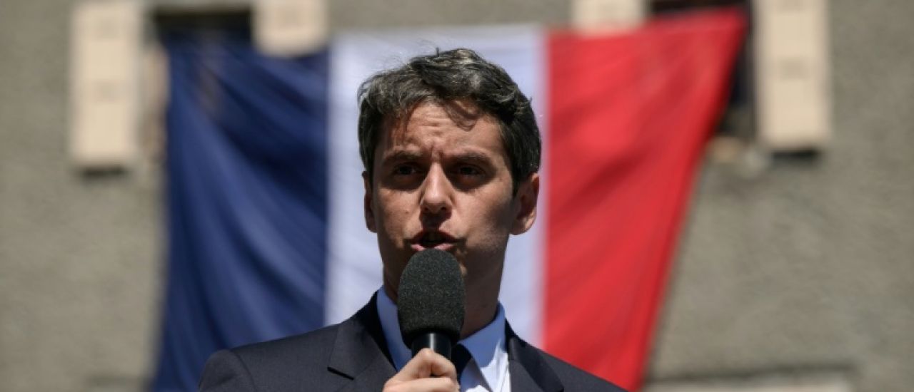 FRANCE : G. ATTAL, un candidat qui se voile la face