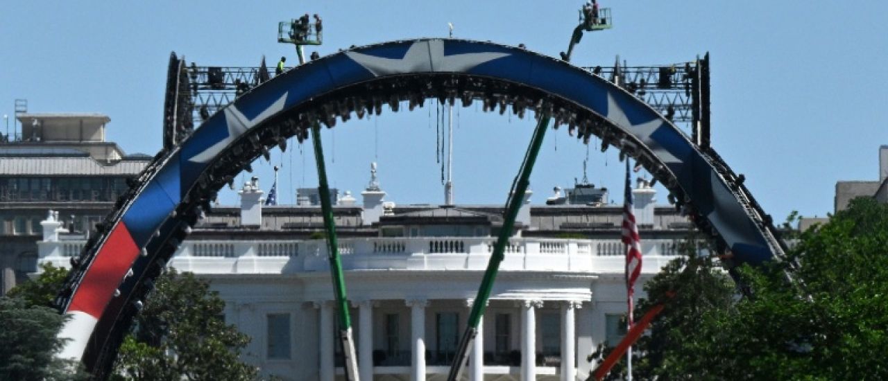 USA / TRUMP : Un anniversaire Bling Bling