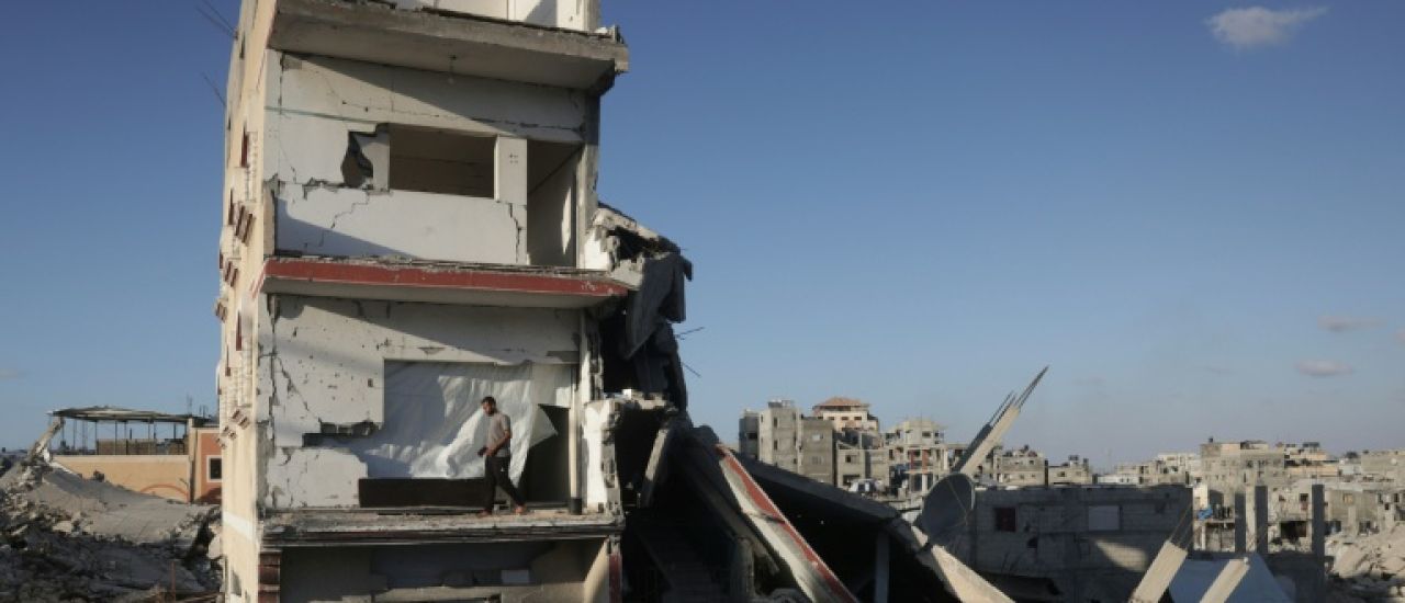GAZA : Des immeubles menacés d&rsquo;effondrement comme seule refuge